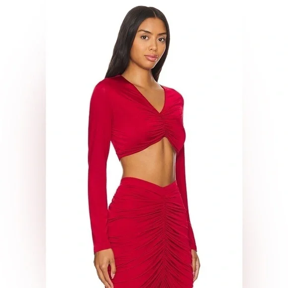 YAURA Kaira Top in Red - Picture 2 of 8